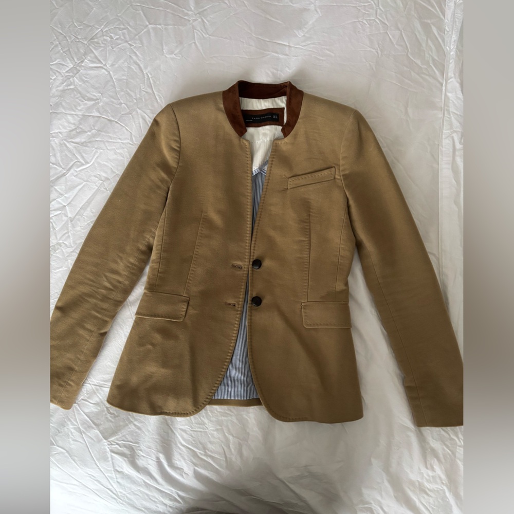 Zara Woman Blazer w/ Elbow Patches - Size S